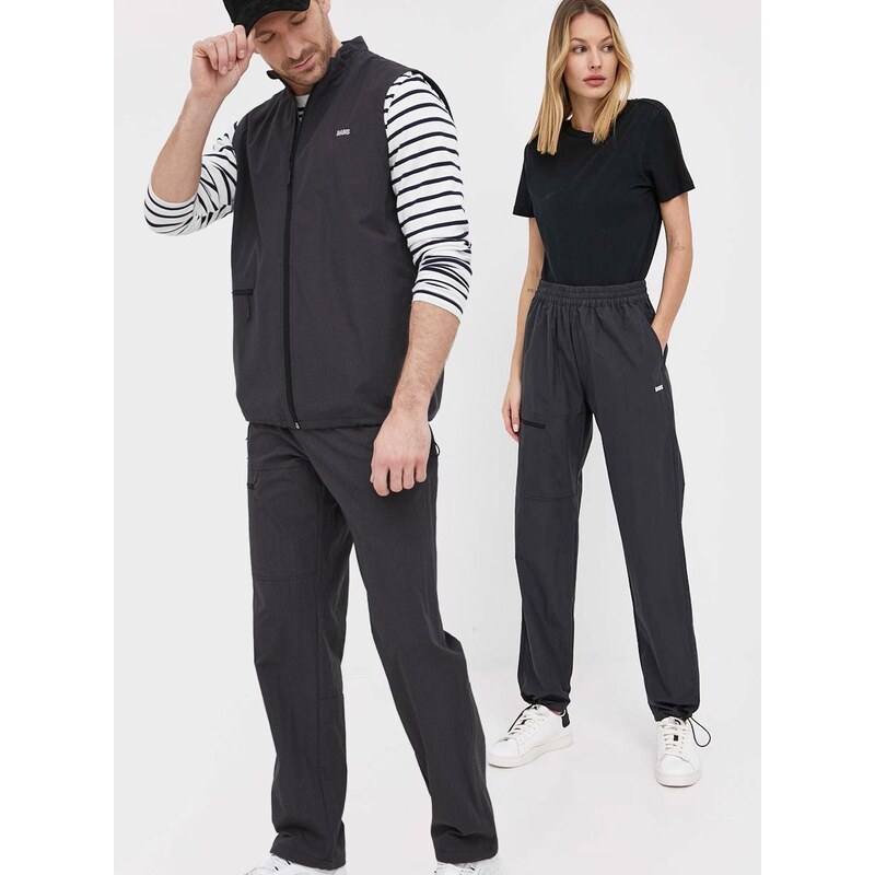 Ρούχα Rains 38 Ρούχα Rains -Ρούχα Rains 410875447 kalhoty rains 18700 woven pants regular cerna barva jednoduche high waist 18700 01 black